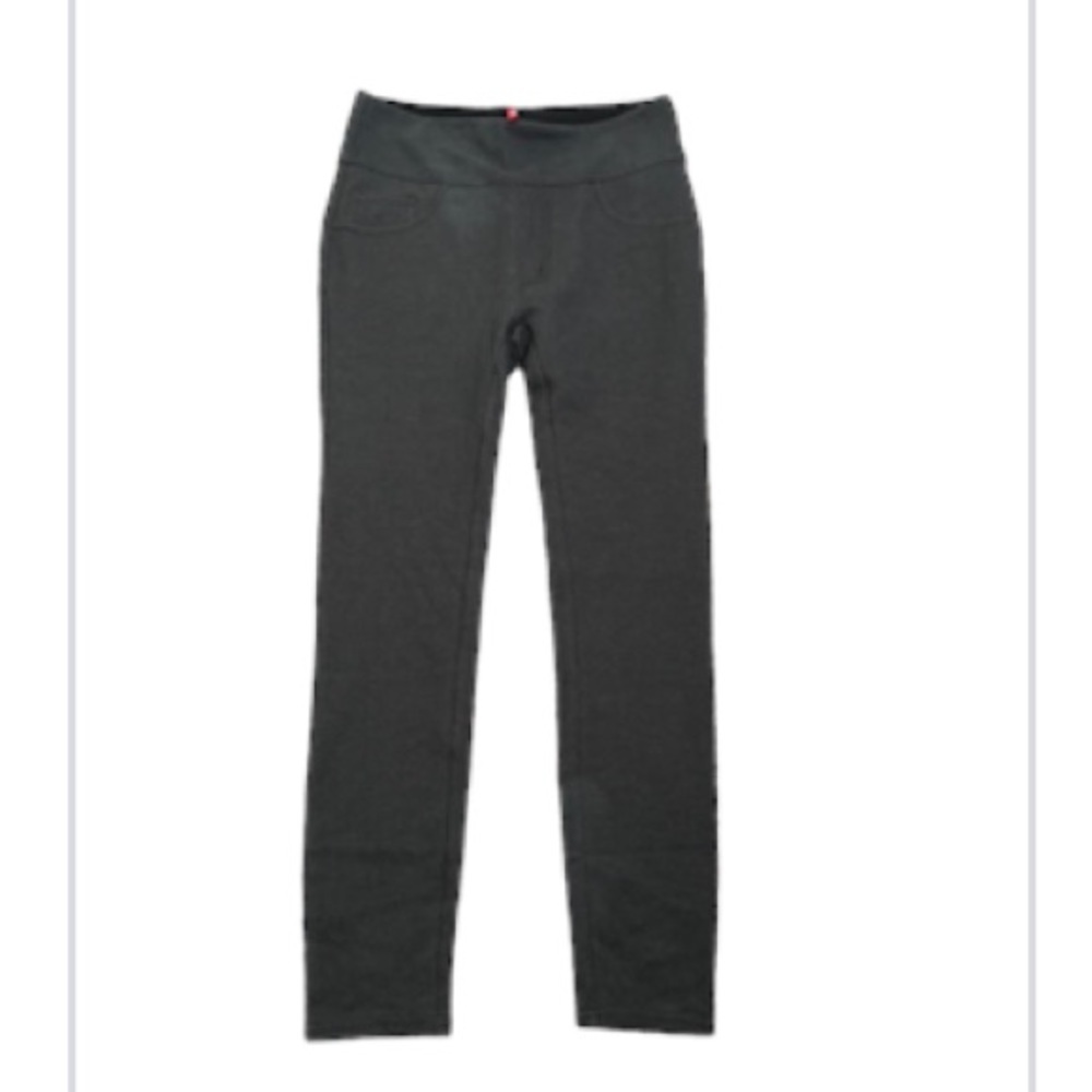 Spanx gray jean-ish leggings size medium